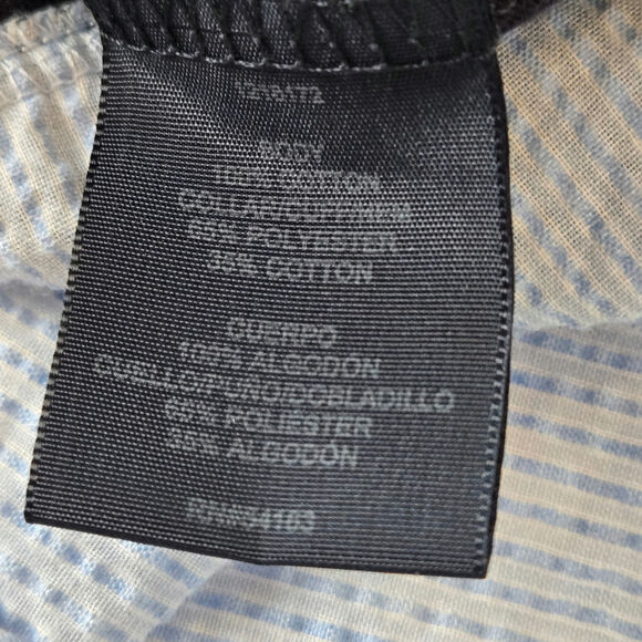 🎄 Tommy Hilfiger EUC sweater collared shirt combo long sleeve XL light blue - Picture 16 of 17